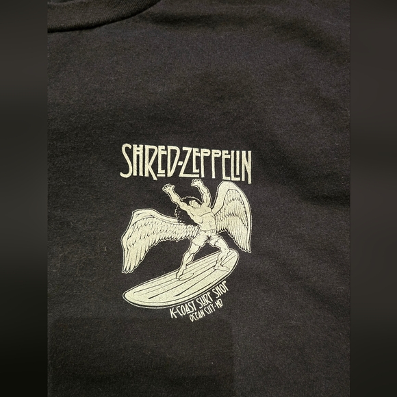 K-Coast Surf Shop Shred Zeppelin T-Shirt - Picture 2 of 5